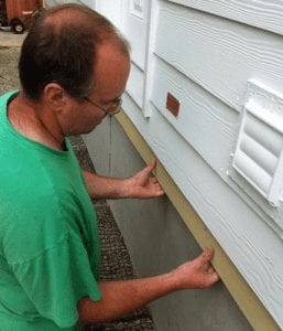 DURASKIRT™ Concrete Skirting for Manufactured Homes Hidden-Vent Install