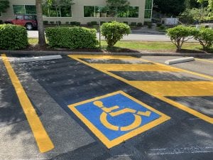 concrete wheel stops AKA: concrete parking curbs