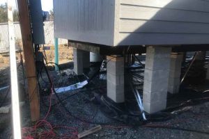 Earthquake tie-downs for mobile homes