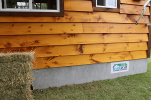 Precast concrete siding DURASHEDSKIRT™