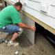 Concrete Board Skirting for Mobile Homes