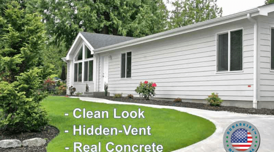 DuraSkirt Mobile Home Underpinning