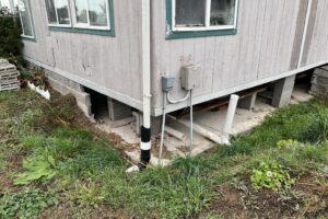 Cracked Mobile Home Slab