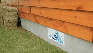 DURASHEDSKIRT™ mobile home skirting makes great skirting for sheds too!
