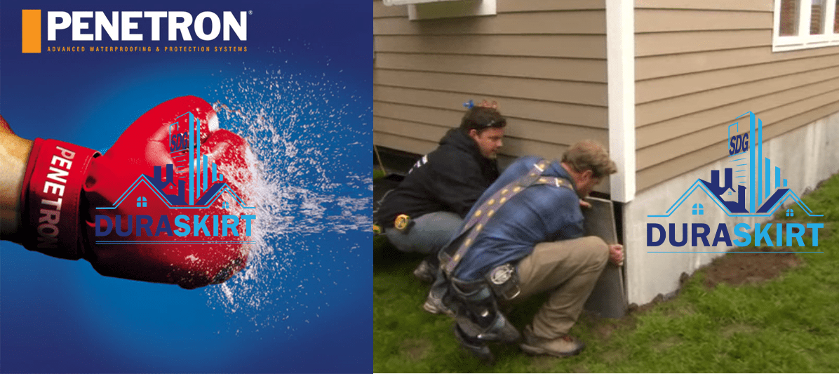 DURASKIRT™ & SDG™: Premium Concrete Skirting Panels for Mobile Homes, Manufactured Homes, Commercial Buildings, and Insulation Shield.